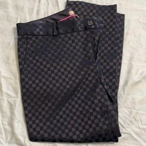 Banana Republic Hampton tuxedo pants size 14 black